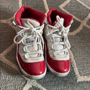 Kids Red and White Sneakers